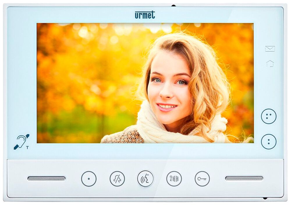 Station intérieure vidéo AP Urmet Modo 2VOICE, écran tactile 7", 202×142×23mm