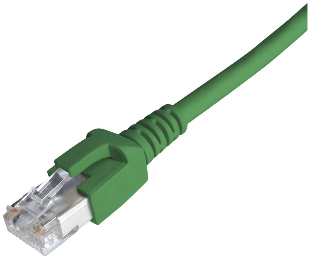 Patchkabel RJ45 Dätwyler 7702 4P, Kat.6A (IEC) S/FTP LSZH, grün, 5m