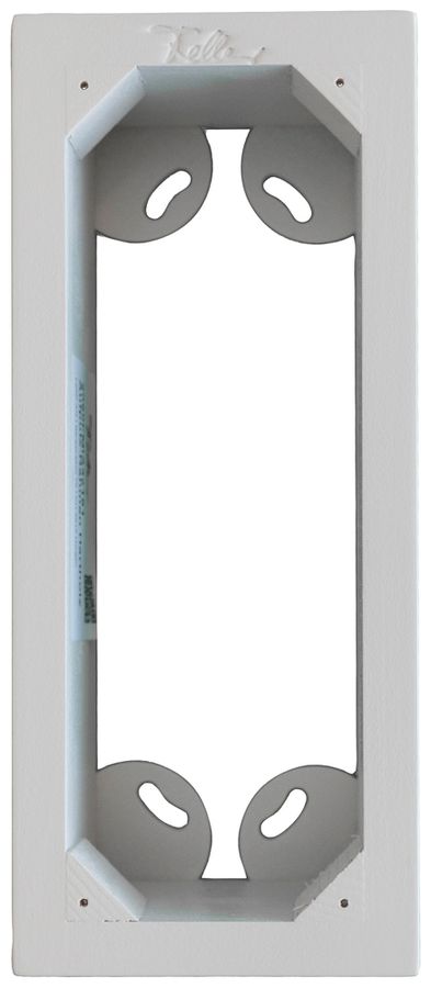 AP-Rahmen Feller EDIZIOdue 3×1 Hartholz lackiert für UP-Kombination SNAPFIX® ws