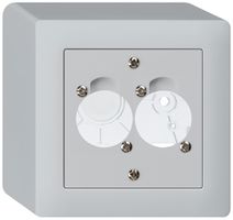 AP-Montageset für 2 XLR hellgrau kallysto