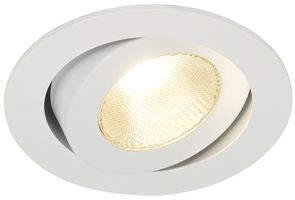 Downlight LED INS SLV CONTONE, 16W 890lm 3000K orientabile tonda bianco
