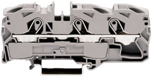 Borne de passage WAGO TopJob-S 16mm² 3L gris série 2016