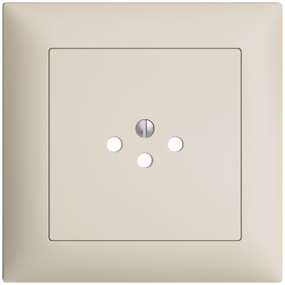 Kit frontal ENC EDIZIOdue crema 88×88mm 1×T12A