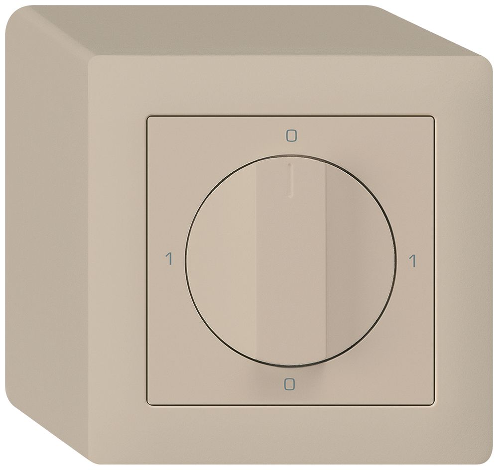 AP-Drehschalter kallysto 2/1L beige 0-A-0-H mit Drehgriff