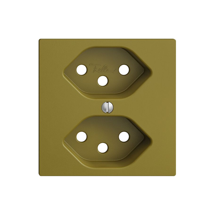 Frontplatte EDIZIOdue 2×T13 olive