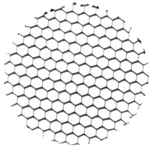 Frangiluce a nido d'api SLV NUMINOS S alluminio simmetrico Ø39.8mm nero