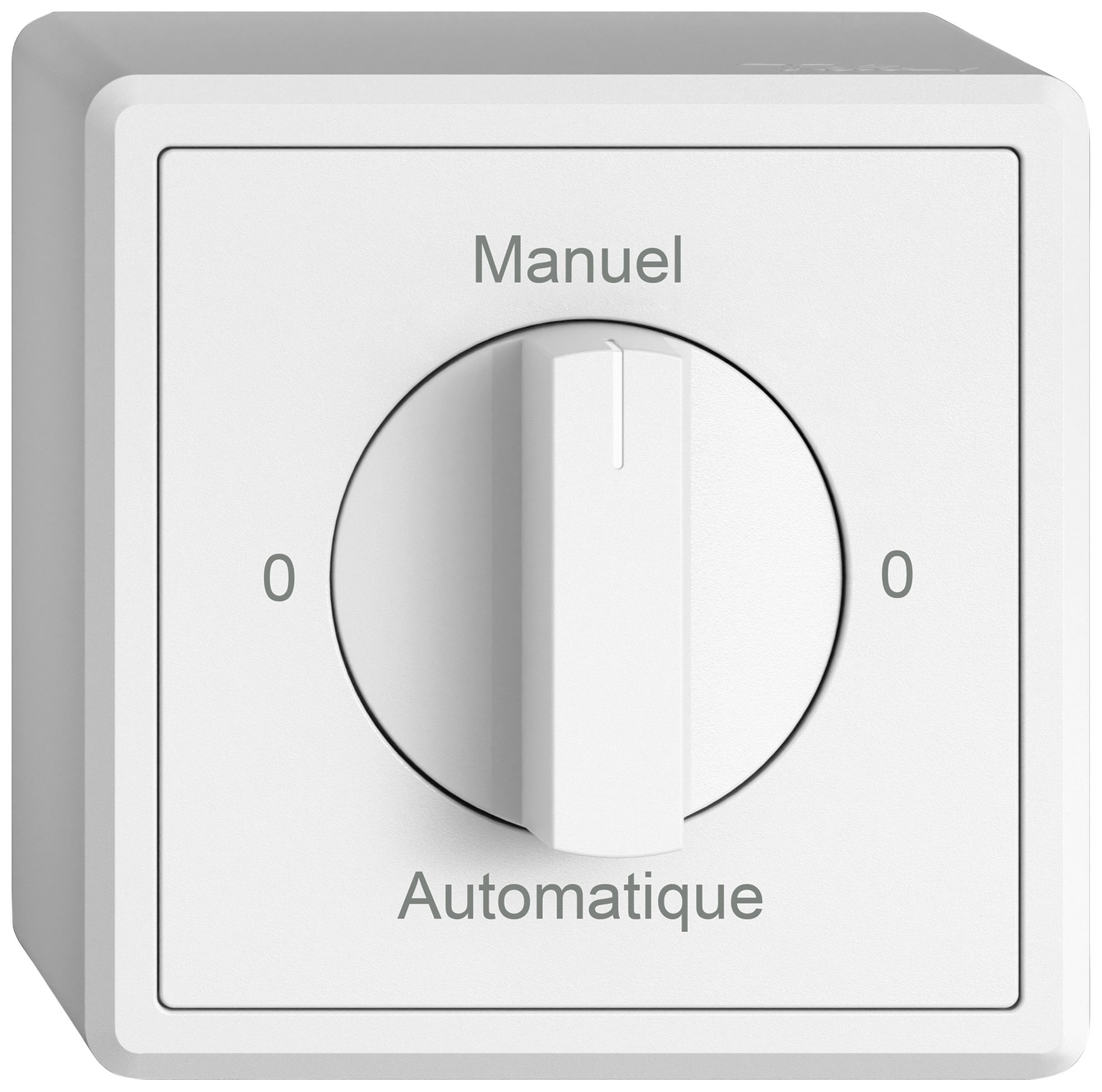 Interrupteur rotatif AP EDIZIO.liv SNAPFIX® manette 2/1L 0-Manuel-0-Auto bc