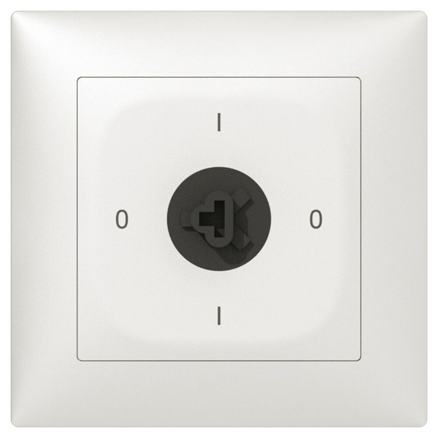 UP-Drehschalter SIDUS B 0/2L SS weiss