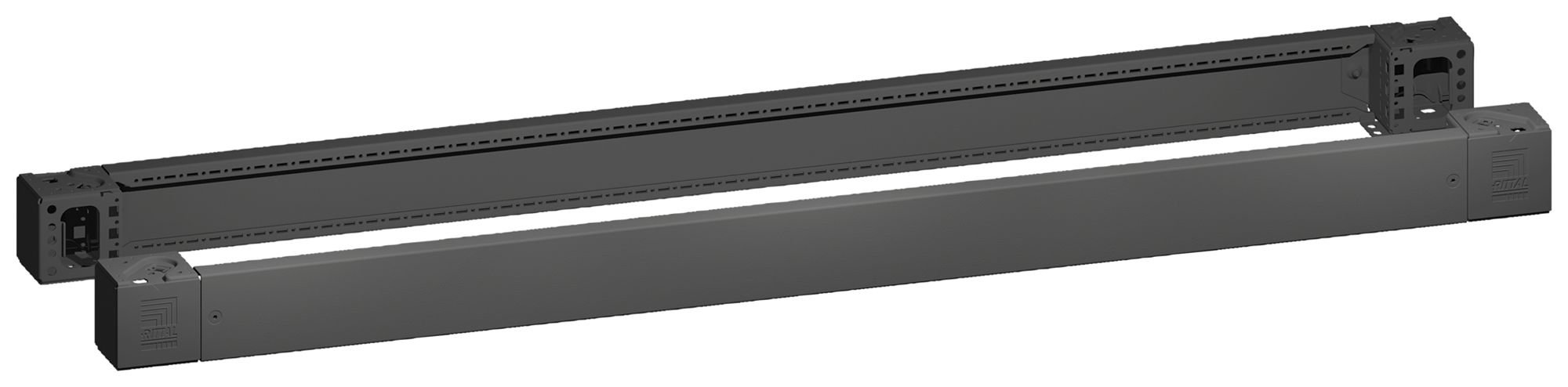 Cache-socle Rittal VX 8660.008 1600×100mm face/revers noir acier 2pcs