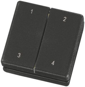 Telecomando mini RF Eltako antracite 1…4, FMH4