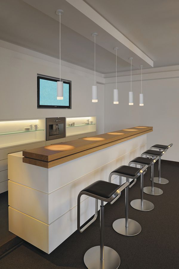 Pendelleuchte SLV ASTINA GU10 10W Ø70×200mm weiss