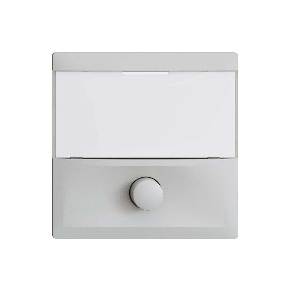 Poussoir avec porte-étiquette EDIZIOdue gris clair