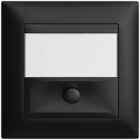 UP-Taster mit Namensschild EDIZIOdue schwarz