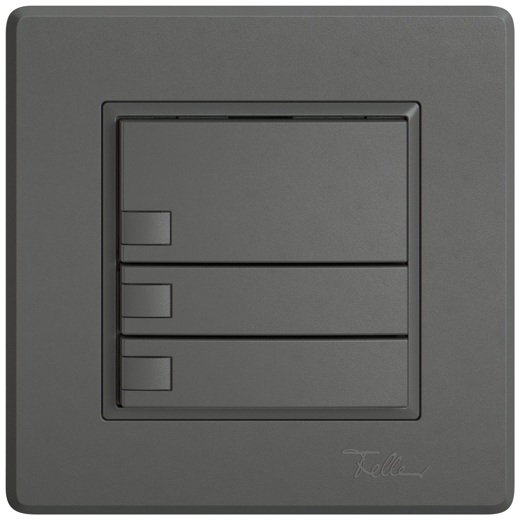 UP-Universaltaster EDIZIO.liv UNI SNAPFIX® 12…48V o.LED 3× 1-Tbed.dgu