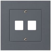 UP-Frontset HMS kallysto.pro für 2 Module anthrazit