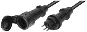 Verlängerung MH T13/T13 TH55 H07RN-F3G1.5mm² GDV 10m IP55 schwarz