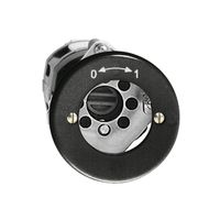 UP-Schwenktaster 0<->1 schwarz für Sicherheitsschloss, ohne Zylinder