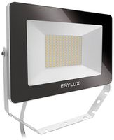 LED-Strahler ESYLUX OFL BASIC, 50W 4000K 5000lm 240×32×170mm IP65, weiss