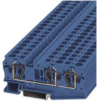 Borne 0.2…10mm² connexion à ressort bleu