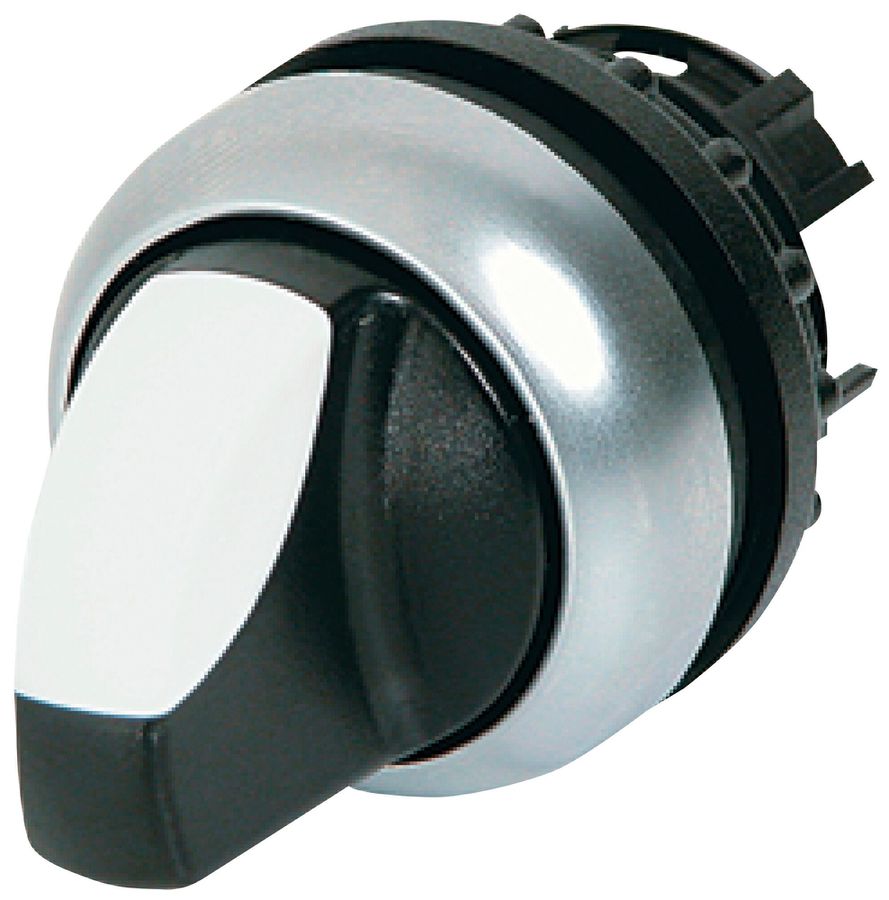 Manette rotative Eaton M22-WLKV-W Ø22.5mm à enclenchement IP66 l'éclairage blanc
