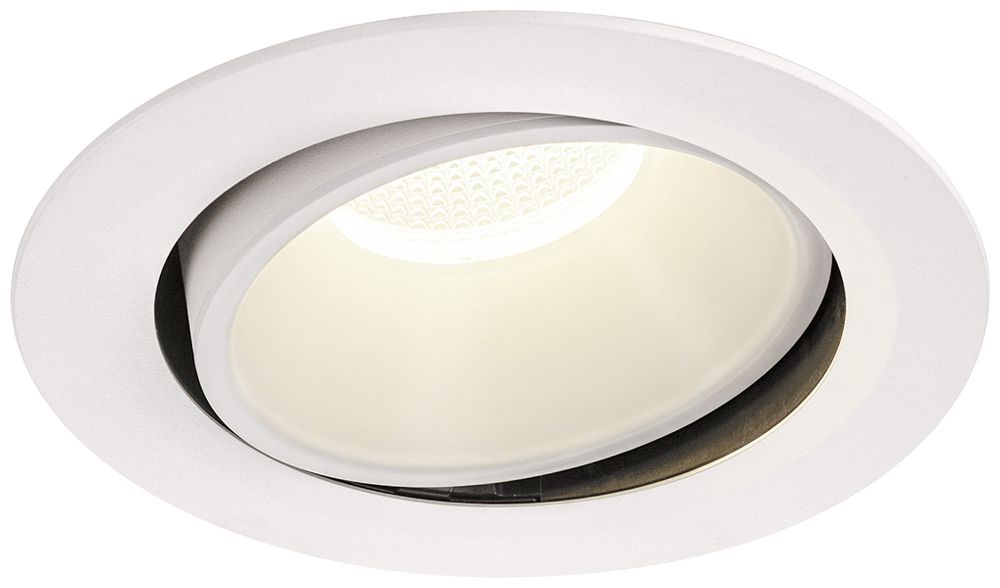 LED-Downlight SLV NUMINOS MOVE XL 37.4W 3800lm 4000K 40° DIM Ø190×118mm ws/ws