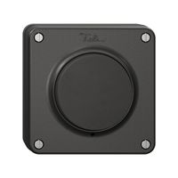 NUP-Drucktaster NEVO, Schliesser-Öffner 1L, beleuchtbar, schwarz