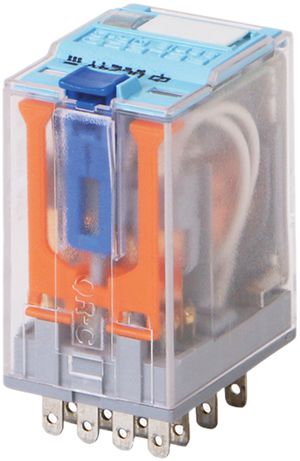 Relais de commande ComatReleco C9-A41, 24VDC, 4C AgNi+0.2µ Au 5A 250VAC