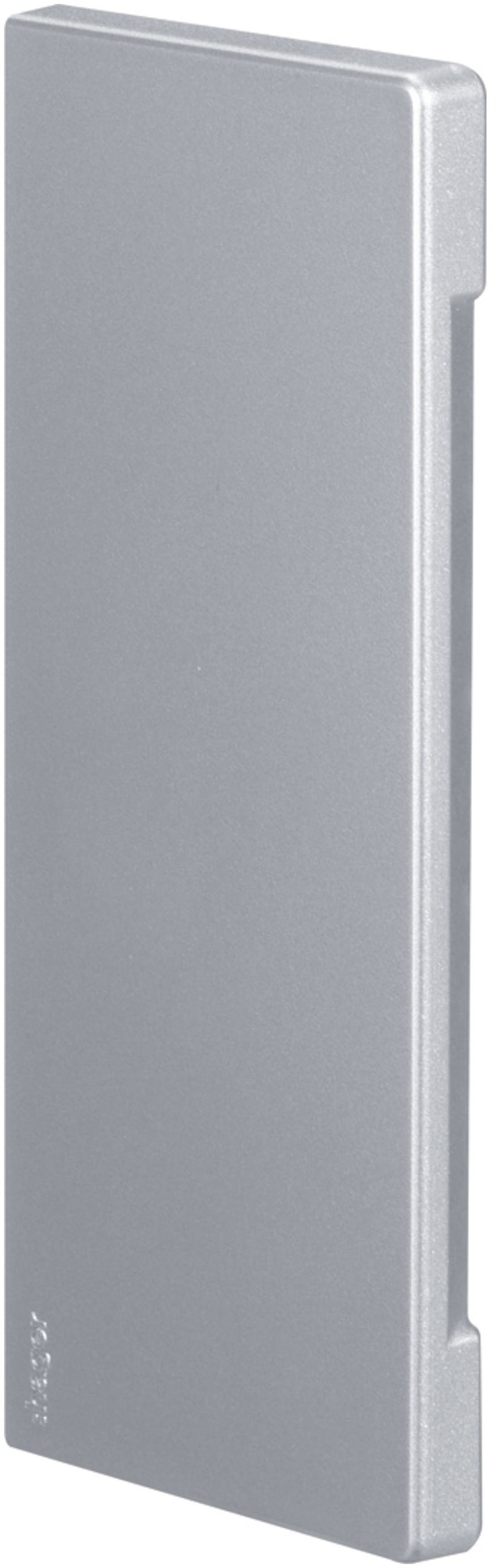 Abschlussplatte Hager BRA 65170B PC/ABS alu