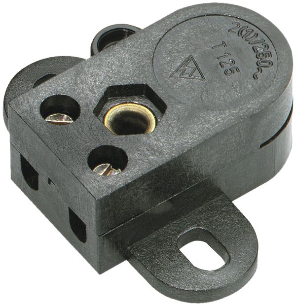 Interrupteur à tirage INC ELBRO 2A/250V 0/1L, sans cordon de tirage, noir