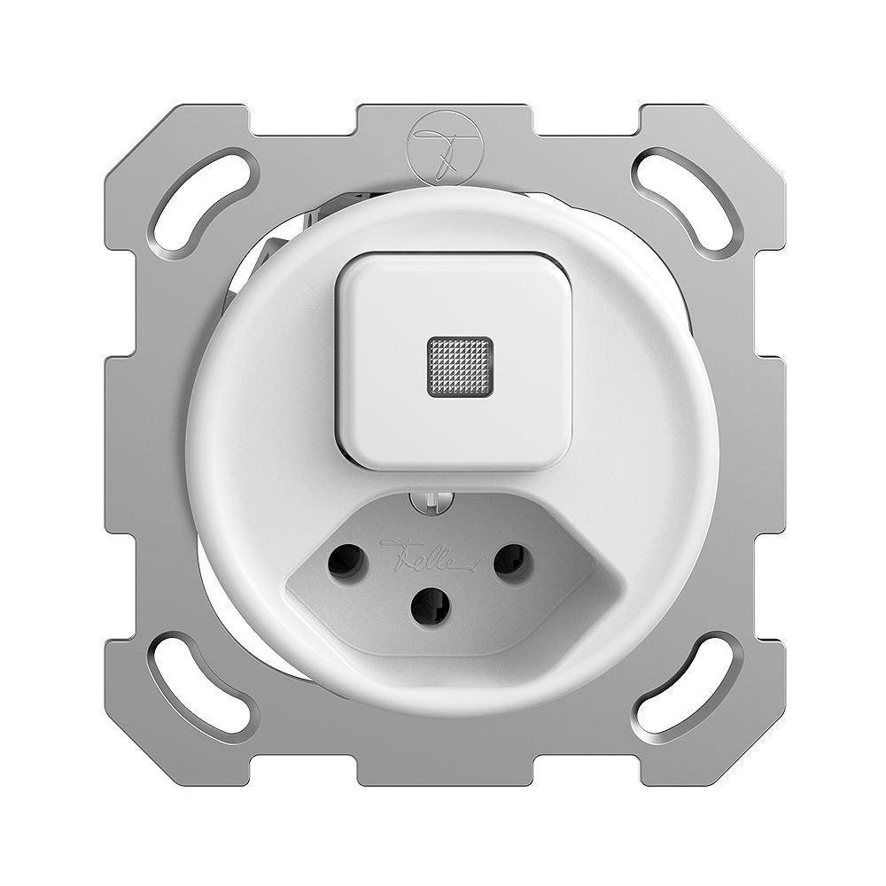 UP-Leuchtkombination 6/1L+T13 weiss KS STANDARDdue mit Linse, LED gelb