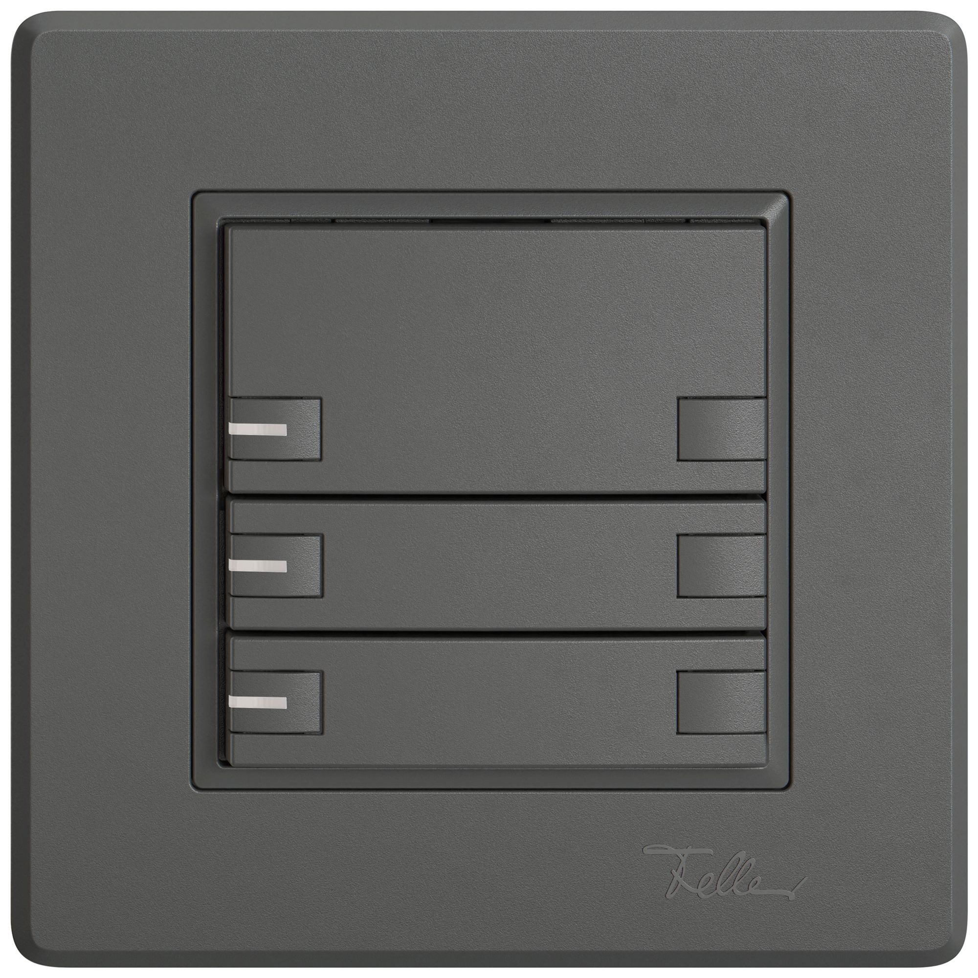 Poussoir universel ENC EDIZIO.liv UNI SNAPFIX® a.LED RGB 6× comm.1T grf