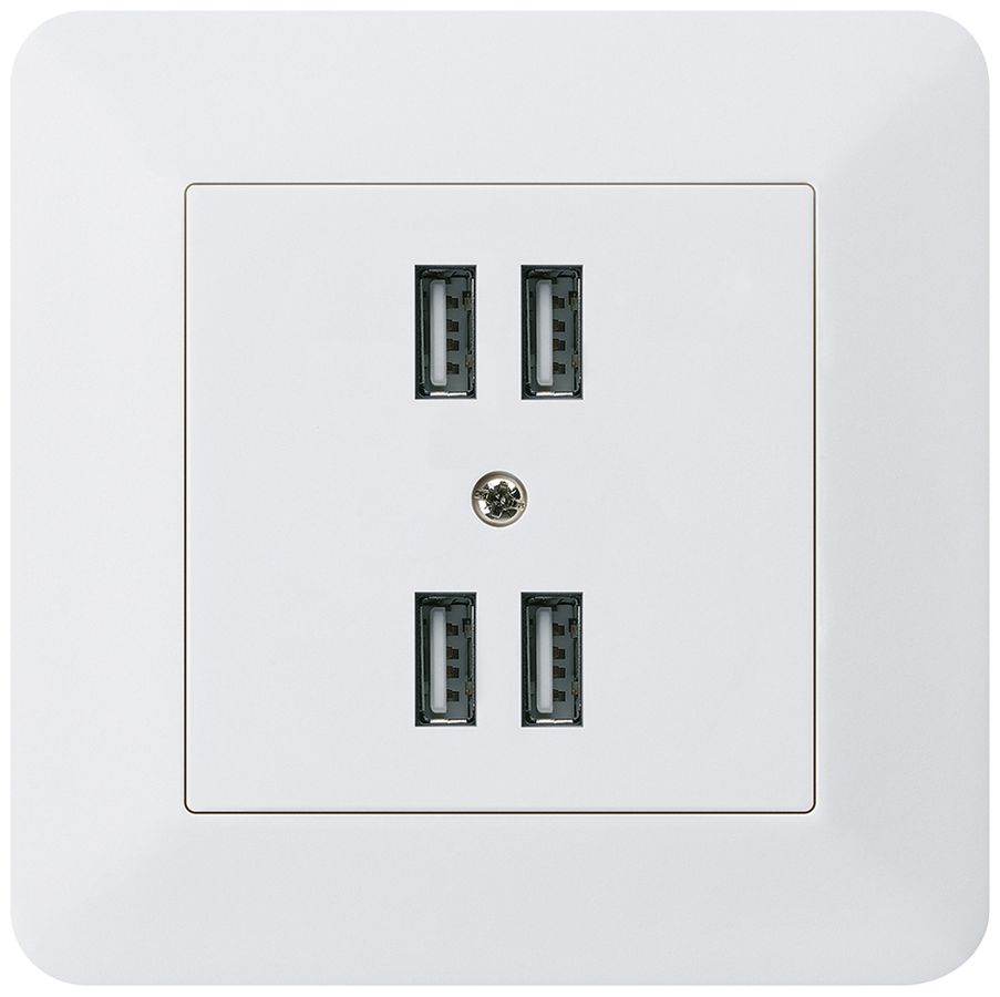 UP-Steckdose 4×USB kallysto.trend 2400mA weiss