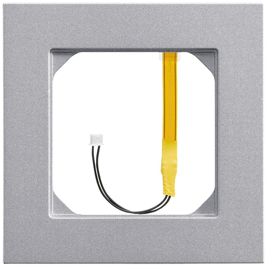 Cadre de recouvrement kallysto.pro 1×1 fjord pour éclairage rouge