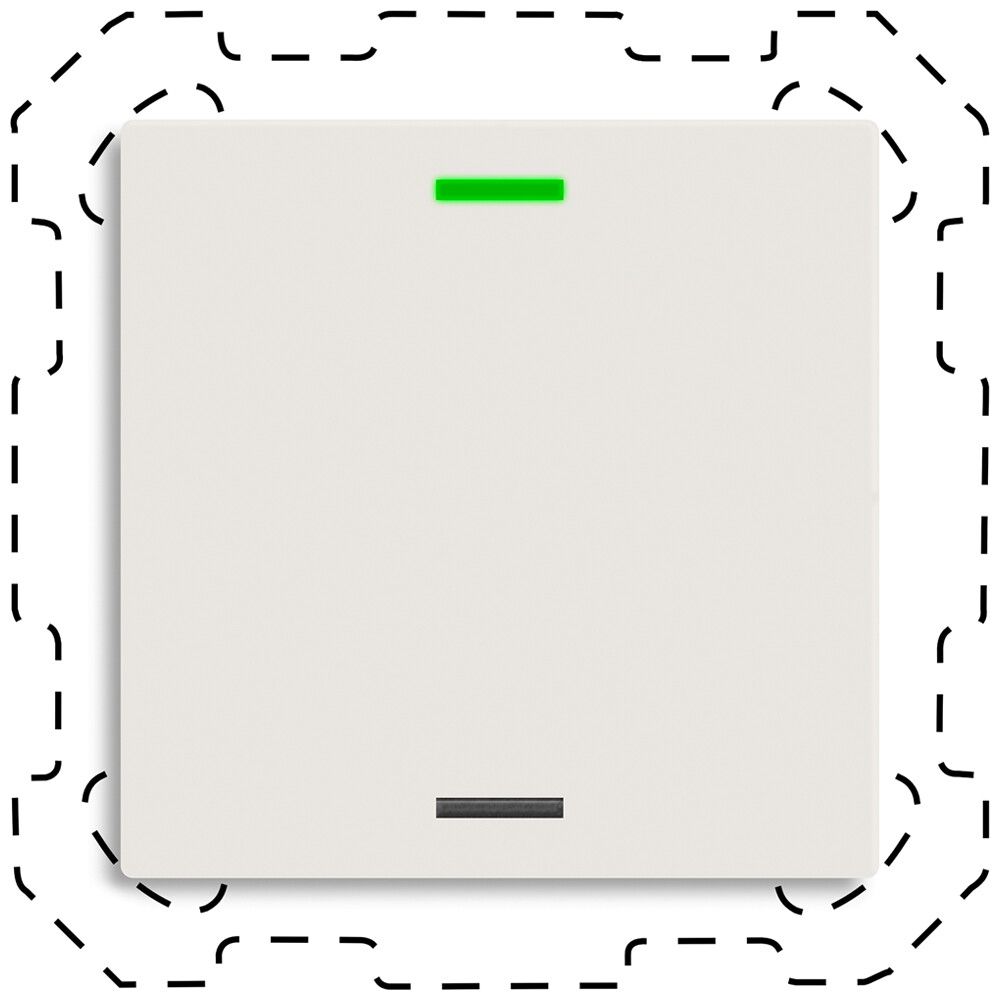 Poussoir KNX RGBW INC MDT BE-TAL600111.01 1t/2a blanc mat "neutre"