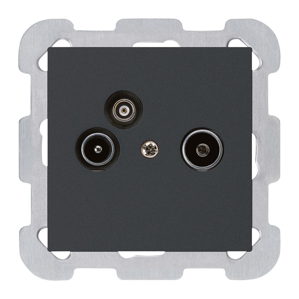 UP-Antennendose R/TV-Daten kallysto B 19dB schwarz