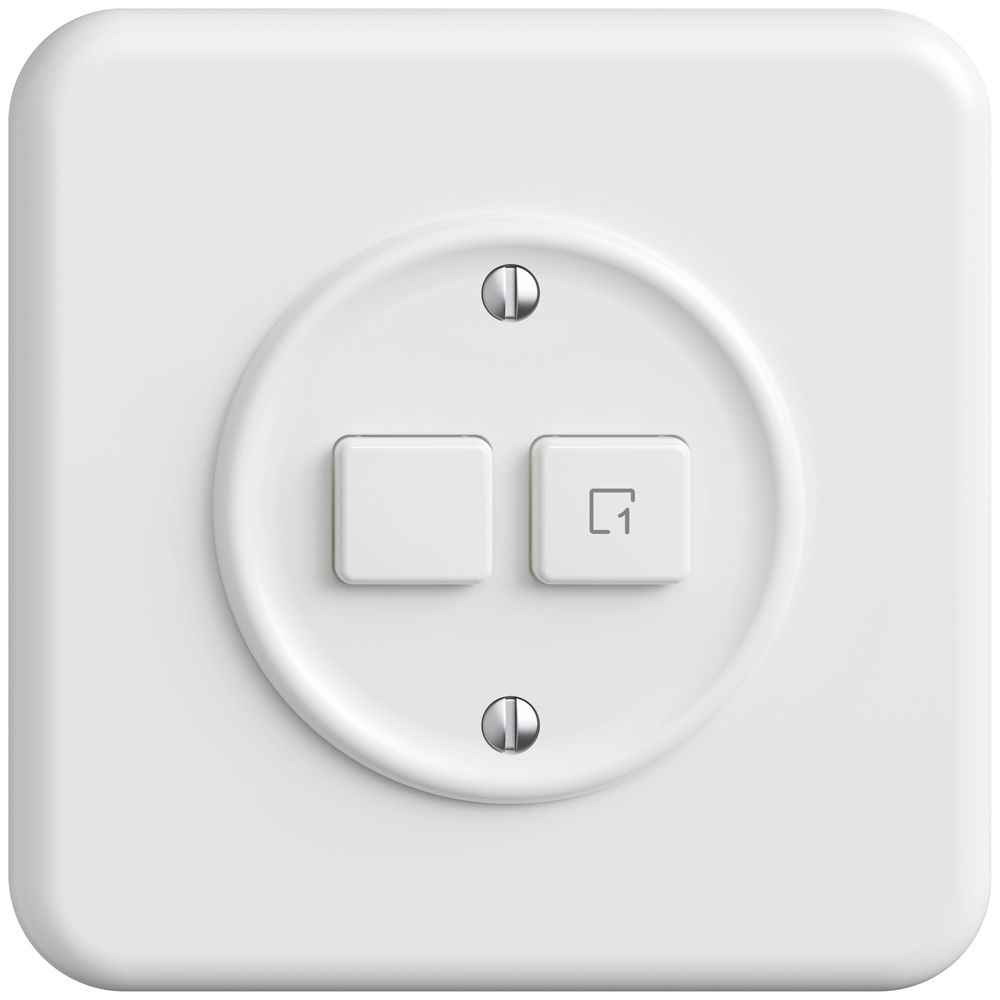 Commande pour interrupteur ENC 1c scène/2t Sdue Wiser blanc