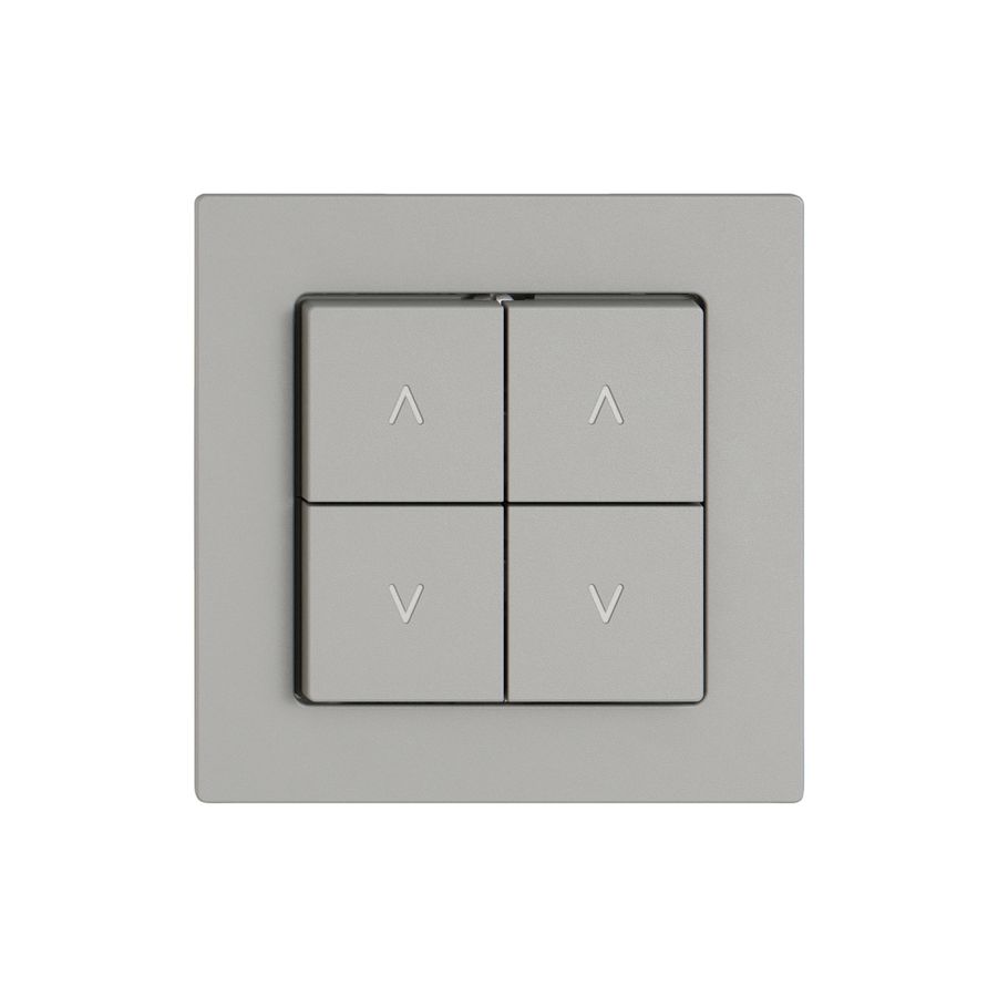 Kit di montaggio EDIZIO.liv SNAPFIX® interr.e cont.tapparelle c.4 tasti grc