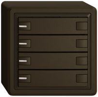 Pulsante universale AP EDIZIO.liv UNI SNAPFIX® c.LED RGB 8× com.1T ma