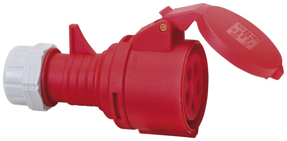 Presa mobile Brennenstuhl CEE 16A 3L+N+PE 400V 6h rosso Ø90×160mm IP44