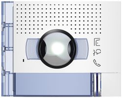 Frontale per modulo altoparlante/camera di porta 96° Sfera con 1 tasto bianco