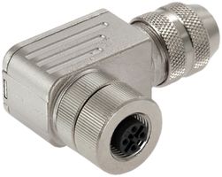 Stecker Weidmüller SAIBW Buchse gewinkelt Schraub M12 0.75mm² 6…8mm 4L Schirmung