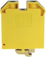 Schutzleiter-Reihenklemme Woertz 16…35mm² Schraubanschl.2×1 G-Schiene grün/gelb