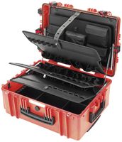 Valise d'outils CIMCO Gigant-Pro VDE/E-Mobility vide 630×490×300mm rouge 14.5kg