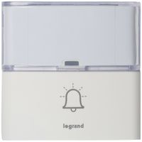 Funk-Sonnerietaster Legrand Premium 100m, 3V, IP54, weiss