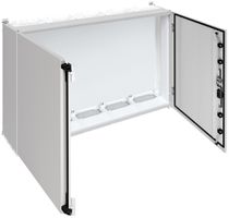 Armadio murale Hager univers con porta piena CP II IP55 950×1300×275mm RAL 7035