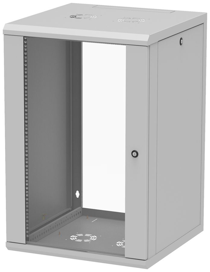 Armoire de réseau mural 19" Z-Cube 18UH 900×600×600mm 60kg gris IP20