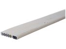 Câble plat Woertz Combi 5×2.5+2×1.5mm² PVC blanc Eca