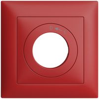 Frontset EDIZIOdue 0<-1 berry 88×88mm für Schwenktaster