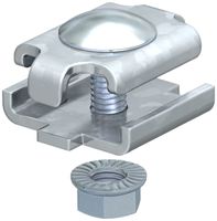 Stossstellenverbinder Bettermann mit Schraube M6×20 für Gitterrinne tfZn