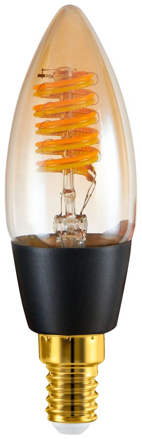 LED-Lampe Eglo CONNECT.Z E14 4.9W 2200…6500K C35 klar amber Bt/BLE DIM Ø35mm